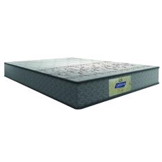 Colchão Casal Molas Gazin Flora Cinza/Branco 138x188x22cm - Suporta Até 110 Kg Por Pessoa Cinza