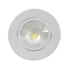 Spot de Embutir LED 6W Luz Amarela Bivolt Redondo Empalux, Branco