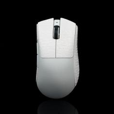 Hokeyio Fita adesiva para Razer Deathadder V3 Pro - antiderrapante, controle aprimorado, suga suor, couro macio, melhora a aderência de jogos FPS [pré-corte] CS Letter White 0,3 mm
