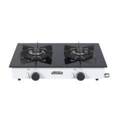 Fogao a Gas Portatil 2 Bocas Venax Flamalar Vitreo Branco