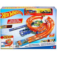 Hot Wheels Pista Action Circuito Giro Veloz Mattel HTK17