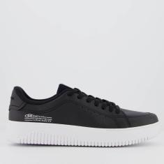 Tênis Olympikus Eros Preto e Branco-Masculino