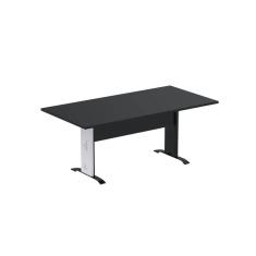 Mesa de Reunião 180x90cm Mr1800at Preto/Branco