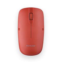 Mouse Sem Fio 2.4GHZ USB Vermelho - MO289