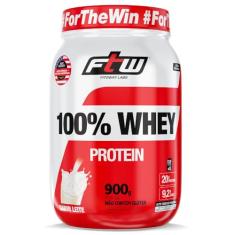 100% Whey Protein Concentrado sabor Leite 900g Pote - FTW