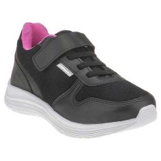 Tênis Infanto-juvenil Feminino Street Preto Pink Unipasso 124-06-091-Feminino