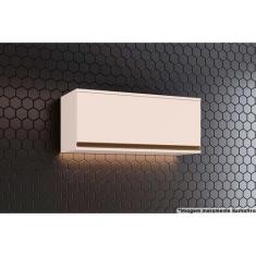 Armário Aéreo Cozinha Modulado Connect 80cm 1 Porta Basculante Off Whi