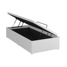 Cama Box Baú Universal Solteiro Physical Tecido White (88x188x25) - Ortobom