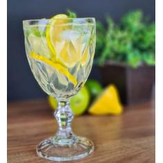 Jogo de 6 Taças Diamond 300mL Clear - Transparente