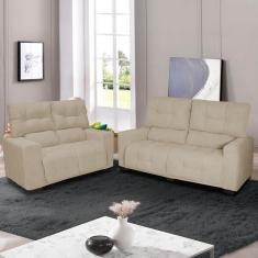 Conjunto Sofá 3 e 2 Lugares Le Mans Hellen