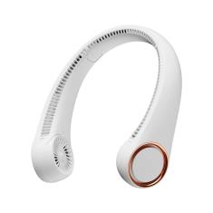 Ventilador de pescoço portátil Gaiatop Recarregável Sem Lâminas Branco