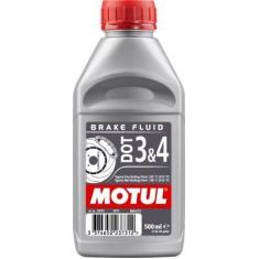 Fluido de freio motul brake fluid dot 3 e 4 500ml