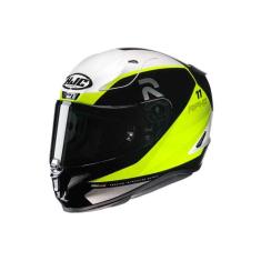 Capacete hjc rpha 11 texen preto verde e branco 56