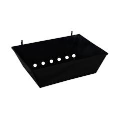 Lixeira de Rua Modelo Retangular 60cm de Parede