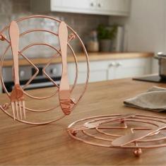 Descanso De Panela Aramado Cromado Art House