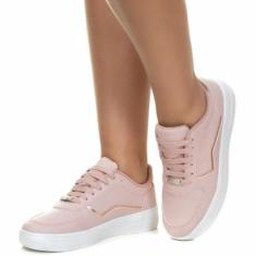 Tênis Feminino Casual Branco Vili Leve Confortável-Feminino