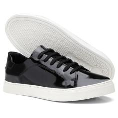 Tênis Feminino Ipê Mulato Couro Extra Black Varnish, Preto, 36