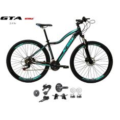 Bicicleta Aro 29 Feminina Ksw Mwza Kit 2x9 Gta Sunrun Disco K7 11/36 Pedivela 24/38d Suspensão Trava-Feminino