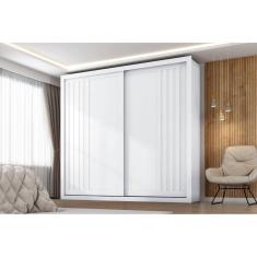 Guarda-roupa Versalles 2 Portas 6 Gavetas Branco Absoluto