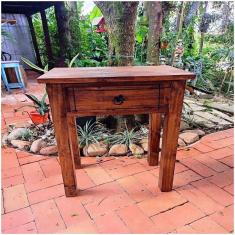 Aparador Com 1 Gaveta 0,60m De Madeira Maciça Móveis Arpus