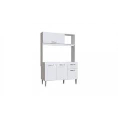 Cozinha Compacta Katy CZ 6041 04 Portas 01 Gaveta Branco - IRM Móveis