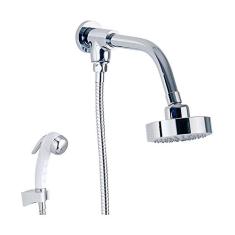 Chuveiro Slim 10 Cm Com Ducha Manual Jet-flex Perflex