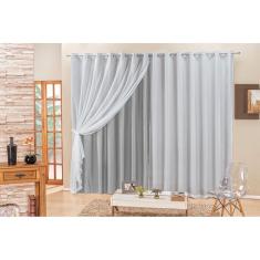 Cortina Elegance 4,00 X 2,50 Cinza