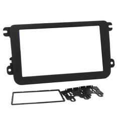 Moldura Fiamon 2 Din Vw Jetta/Amarok/Novo Fusca 2012 Em Diante/Tiguan 