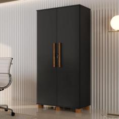 Armário para Escritório Multiuso 2 Portas com Chave 100% MDF Dacar - C