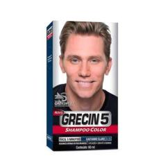 Shampoo Tonalizante Grecin 5 Castanho Claro 60Ml, Shampoo, 60ml