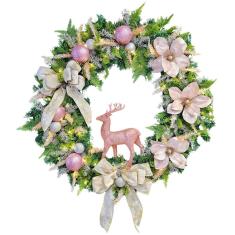 Guirlanda Natalina Dourada 85Cm Enfeite De Natal