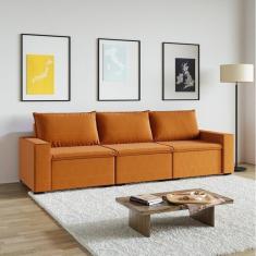 Sofá Modular 1 Módulo Direito 1 Módulo Central 1 Módulo Esque