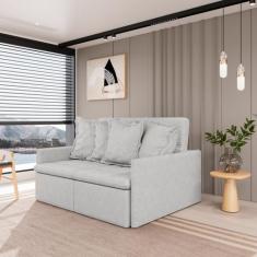 Sofá Retrátil e Reclinável 3 Lugares 180cm Dália CabeCasa MadeiraOrigi