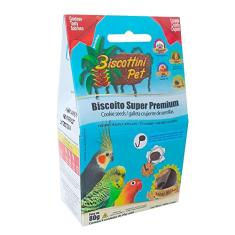Biscoito Biscottini Pet Super Premium Calopsitas - 80g