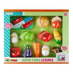 Brinquedo Super Feira Multikids Creative Fun 12 Legumes