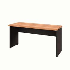 escrivaninha yaris nogal sevilha e preta 150 cm