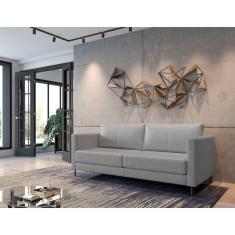 Sofá Decorativo 2 Lugares Zeus Yescasa Cinza