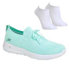 Kit Tênis Skechers Go Walk Joy Fresh View Feminin-Feminino