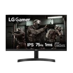 Monitor Gamer LG 24” IPS Full HD 1920x1080 75Hz 1ms (MBR) HDMI AMD FreeSync Dynamic Action Sync 24ML600M-B - 24ML600M-B