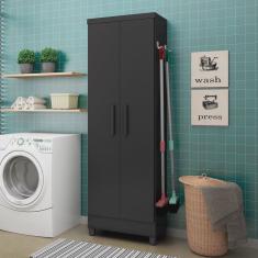 Armário Multiuso 2 Portas 5 Prateleiras Linus Qmovi