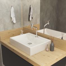 Kit Cuba Rt49 com Torneira Pratika 1060 Metal e Válvula Click 1 Polegada B Compace