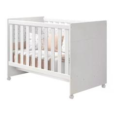 Berço Mini Cama Katatau Branco Brilho - Reller Móveis, Branco Brilho