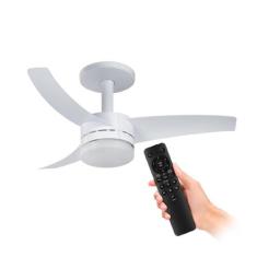 Ventilador de Teto Arno Ultimate Bivolt Branco com 3 Pás e Controle Re