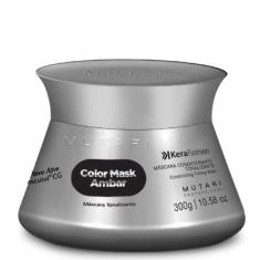 Máscara Cor Ambar Matizador Cabelo Castanho E Preto Tonalizante Antien