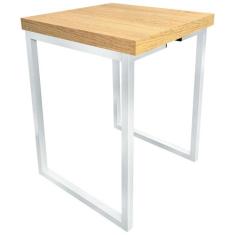 Banqueta Banco Nova York Industrial Cozinha Área Gourmet Balcão Branco
