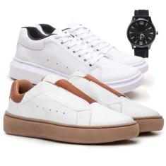 2 Tenis Casual Masculino Sneaker Oversize com Ajuste em Elastico Premi
