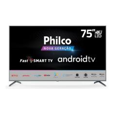 Smart Tv 4k Led 75 Pol Philco Fast Tv Ptv75m70agcsg