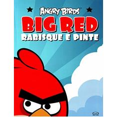 Angry Birds big red: rabisque e pinte