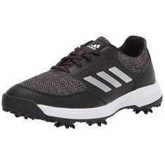 adidas Tênis de golfe feminino Tech Response 2.0, Core Black/Silver Metallic/Grey Four, 35