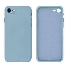 Capa Silicone Aveludada Proteção Câmera para iPhone 7 8 e SE - GCM, Az